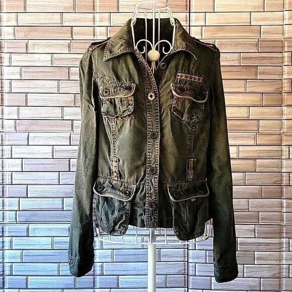 Guess original camo jacket Size M - Picture 1 of 11